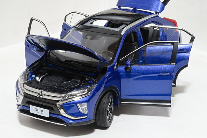 楽天市場】三菱特注 1/18 三菱 エクリプス クロス ブルー ECLIPSE  