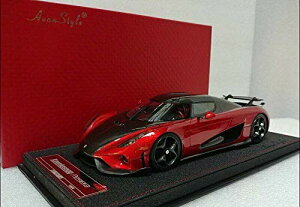 teBA[g 1/18 Avanstyle P[jOZO [WF[ GA pbP[W bh Avanstyle Koenigsegg Regera Aero Package Candy Red Frontiart
