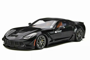 GT�X�s���b�g 1/18 �V�{���[ �R���x�b�g C7 �N�[�y BY PRIOR DESIGN 2019 �u���b�N CHEVROLET CORVETTE COUPE BLACK