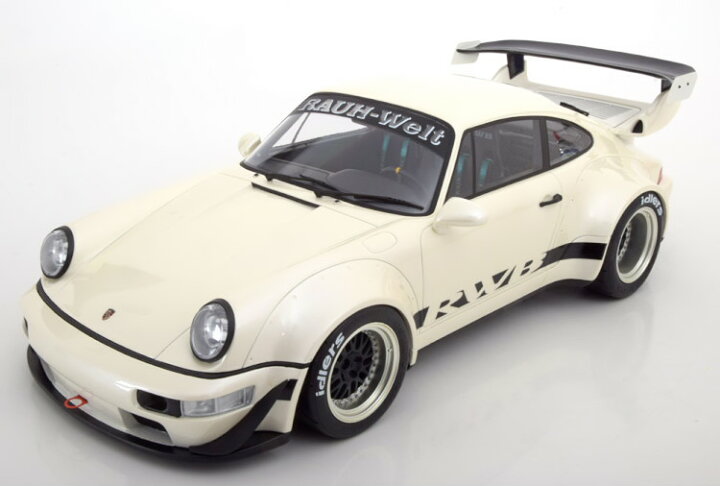 楽天市場】GTスピリット 1/12 ポルシェ 911 (964) RWB ホワイト  