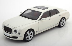  1/18 xg[ ~Uk Xs[h 2015 zCg^bN Bentley Mulsanne Speed 2015 white-metallic
