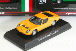  1/64 {M[j P ~E P400 Miura ~jJ[RNV 2018@Kyosho 1/64 Lamborghini 2018 Minicar lottery