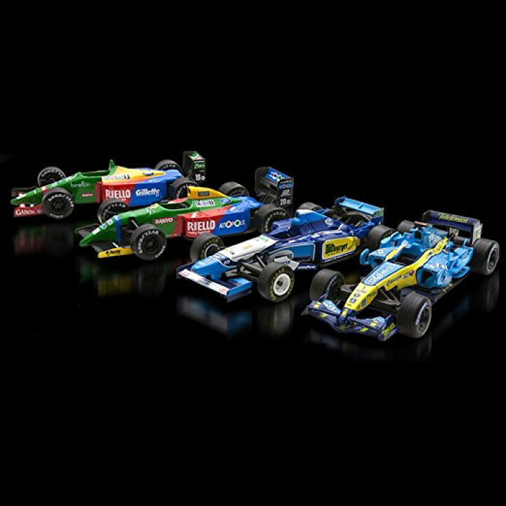 楽天市場】京商 1/64 Vol.4 4台セット ベネトン&ルノー Benetton Ford 
