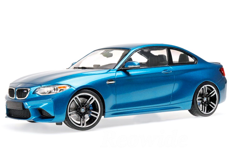 ミニチャンプス 1 18 BMW M2 クーペ F87 metallic メタリック 送料0円 2016 82%OFF Coupe blue ブルー year