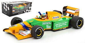 �~�j�`�����v�X 1/18 �x�l�g�� �t�H�[�h B192 F1 �x���M�[GP 1992 �D���� �V���[�}�b�n Benetton-Ford Sieger GP Belgien 1992 Michael Schumacher