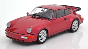~j`vX 1/18 |VF 911 (964) ^[{ 1990 Minichamps 1:18 Porsche 911 (964) Turbo hellrot-metallic Limited Edition 504 pcs.