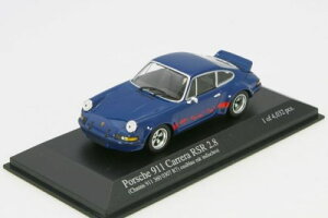 ~j`vX 1/43 |VF 911 J Minichamps Porsche 911 Carrera RSR 2.8 1973 Blue / Red Chassics