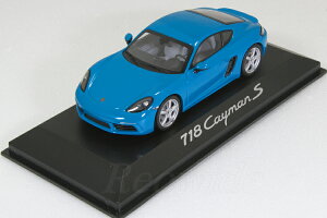 ~j`vX  1/43 |VF 718 982 PC} S }CA~u[ 2016 Minichamps Porsche 718 Cayman S Miami Blue