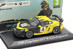 ~j`vX 1/43 |VF 718 PC} GT4 NuX|[c 2019 #4 CG[/ubN Porsche Cayman Clubsport yellow / black