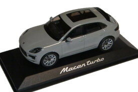 ミニチャンプス 1/43 ポルシェ マカン ターボ 2018 ライトグレー PORSCHE MACAN TURBO LIGHT GREY