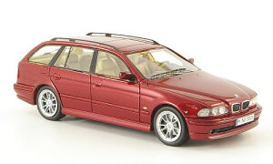 NEO SCALE MODELSl 1/43 BMW 520i c[O (E39) bh Touring met red