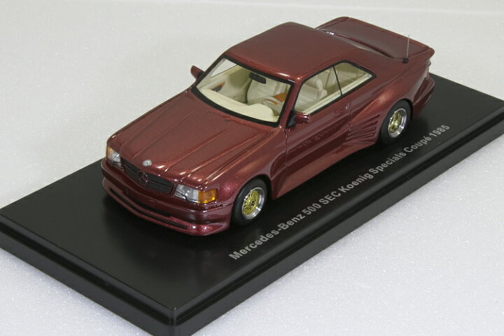 楽天市場】NEO ネオ 1/43 メルセデス・ベンツ 500 SEC ケーニッヒ 1985 