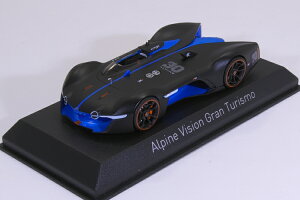 mu 1/43 m[ As[k BW Oc[X 2015 }bgubN&u[ Alpine Vision Gran Turismo Matt Black&Blue