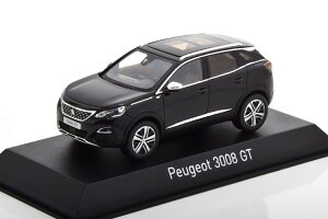 mu 1/43 vW[ 3008 GT SUV 2016 ubN Peugeot black