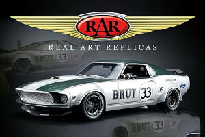 Real Art Replicars 1/18 tH[h }X^O {X 302 Trans Am " A. Moffat " FORD Mustang Boss