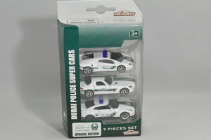 majorette }Wbg hoC hoCx@ X[p[J[ 3Zbg |XJ[ Dubai Police Super Cars AF^h[ / R35 GT-R / SLS AMG