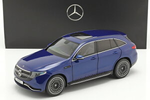 NZG 1/18 �����Z�f�X�E�x���c EQC 4Matic (N293) year 2019 �u�����A���g�u���[ Mercedes-Benz brilliant blue