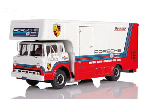 Exoto 1/43 [XJ[ gX|[^[ }eB[j[VO |VF 1976 race car transporter Martini Porsche Racing Team