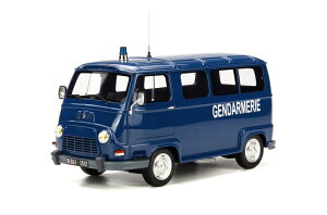 Ibg[ OTTO 1/18 m[ GX^tFbg GENDARMERIE 1973 RENAULT - ESTAFETTE GENDARMERIE 1973 BLUE