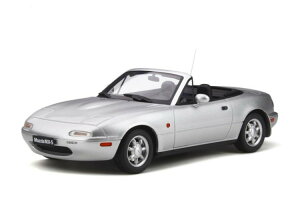 Ibg[[r 1/18 }c_ MX-5 1990 Vo[ MAZDA SILVER