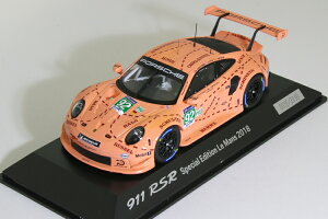 Xp[N  1/43 |VF 911 (991) RSR #92 2018 E} 24 Porsche 911 RSR Pink Pig #92 winner 24h LeMans 2018 Porsche GT Team LM