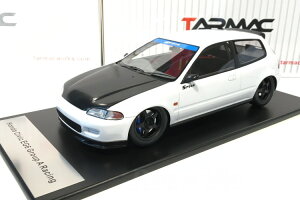 TARMAC WORKS 1/18 z_ Xv[ VrbN EG6 zCg ubN{lbgTarmac Works 1/18 Spoon Honda Civic EG6 (White with Black Bonnet)