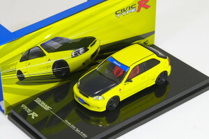 TARMAC Works 1/64 z_ Xv[ VrbN ^CvR EK9 CG[胂fHonda SPPON Civic Type R Yellow