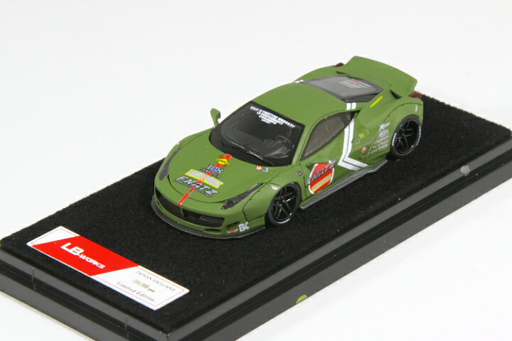 楽天市場】TSM MINI GT 1/64 LB☆WORKS フェラーリ 458 イタリア Zero  