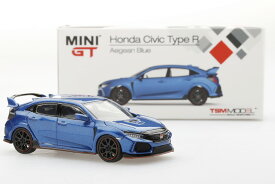 TSM MINI GT 1/64 ホンダ シビック タイプR FK8 ブルー 右ハンドル Honda Civic Type R