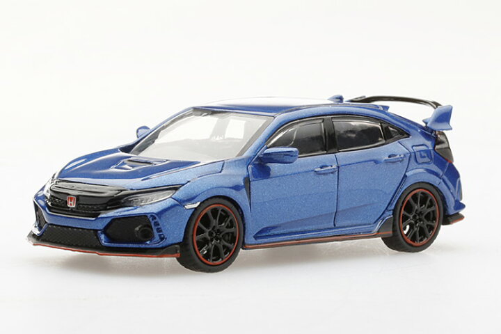 楽天市場】TSM MINI GT 1/64 ホンダ シビック タイプR FK8 ブルー 右 