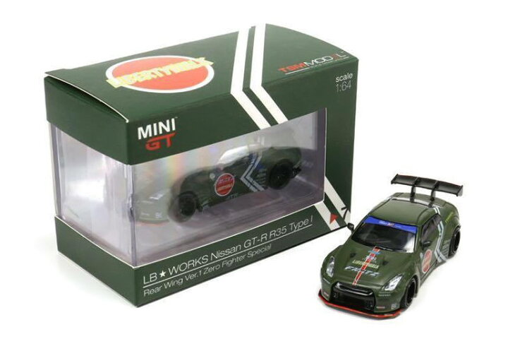楽天市場】TSM MINI GT 1/64 LB☆WORKS Nissan GT-R (R35) Rear Wing 