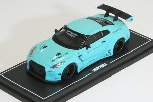 TSM MINI GT 1/64 LBWORKS Nissan GT-R (R35) Rear Wing Tiffany Blue Y ~g p