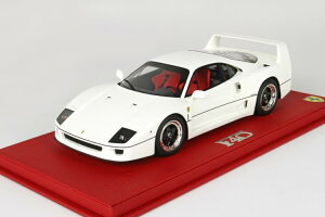 BBR MODEL 1/18 tF[ F40 1987 zCg ubNzC[ 52 FERRARI BLACK WHEELS BIANCO AVUS - WHITE