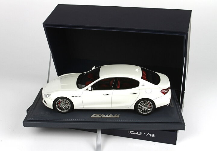 楽天市場】BBR 1/18 マセラティ ギブリ ホワイト Maserati Ghibli 