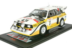 IXO 1/18 AEfB X|[c NAg S1 E2 eJ [ 1985 #6 Audi Quattro Sport Rally Monte Carlo Hannu Mikkola / Arne Hertz