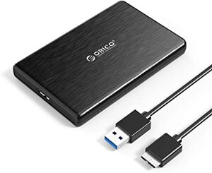 ORICO 2.5C` HDD/SSD P[X USB3.0ڑ SATA 3.0 n[hfBXNP[X UASPΉ 4TB܂ 9.5mm/7mmΉ Hsv wh 2189U3