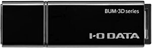 �������[�J�[ �A�C �I�[ �f�[�^ USB�������[ USB 3.2 Gen 1(USB 3.0)�Ή� �L���b�v/�X�g���b�v�z�[���t�� 128GB BUM-3D128G/K