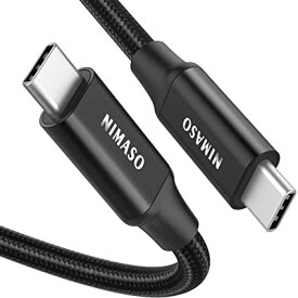 Nimaso USB C Type C ケーブル (Gen2) 100W/5A急速充電 USB3.1 PD対応 4K / 60Hz 映像出力 1m タイプc ケーブル MacBook/MacBook Air (2018/2020)、iPad Pro(