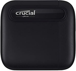 Crucial X6 �O�t�� SSD 1TB PS5/PS4 ����m�F�ς� USB Type-C �ő�Ǎ����x540MB/�b ���K�㗝�X�ۏؕi CT1000X6SSD9