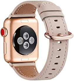 WFEAGL コンパチブル Apple Watch バンド,は本革レザーを使い、iWatch SE,Series 6/5/4/3/2/1、Sport、Edition向けのバンド交換ストラップです コンパチブル アップルウォッチ バンド(38mm 40m