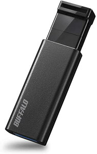 BUFFALO �������[�J�[ USB������ 64GB �m�b�N�X���C�h�� USB3.2(Gen1)/3.1(Gen 1)/3.0/2.0 �[���T�|�[�g RUF3-KS64GA-BK/N
