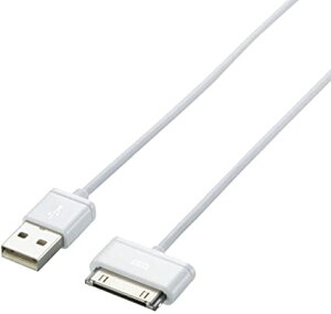 Logitec iPad/iPhone4/4S/3GS/3G/iPod Ή [d f[^] DockP[u AppleF Made for iPhone擾 1.0m zCg LHC-UADO10WH