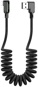 Mcdodo L^ J[ P[u USB 1.8m ϋv fh~ iC҂ 90xȂ LEDCgt 3A}[d QC 4.0 f[^]P[u iPhone/iPad/iPod Ή