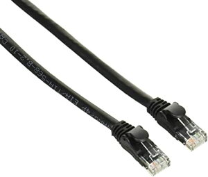 �G���R�� LAN�P�[�u�� CAT6A 2m �ܐ܂�h�~�R�l�N�^ cat6a�Ή� �X�^���_�[�h �u���b�N LD-GPA/BK2