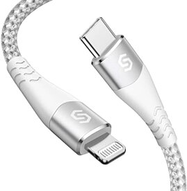 2021 NEWモデル Syncwire USB C ライトニングケーブル 2M Apple MFi認証 iPhone 13 充電ケーブル iPhone 12 急速充電ケーブル 超高耐久ナイロ編み、強化端子、チップアップ iPhone 13mi