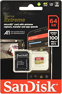 TfBXN ( SANDISK ) 64GB microSDXC Extreme SDA_v^t COpbP[W