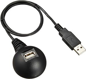 BUFFALO USB�����P�[�u�� 2.0�Ή� �X�^���h�t 0.5m �u���b�N BSUC05EDBK