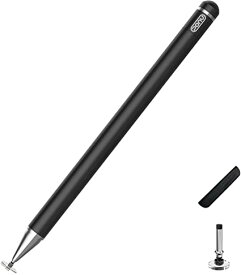 タッチペン 極細、高感度静電式ペン、磁気キャップ スタイラスペン Pencil Apple/iPhone/ipad pro/Mini/Air/Android/Microsoft/Surfaceとその他タッチパネル携帯対応 (黒)