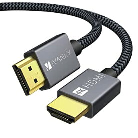 HDMI ケーブル 2M/4K60Hz/6種長さ iVANKY HDMI2.0規格 PS5/PS4/3,Xbox, Nintendo Switch, Apple TV, Fire TVなど適用18gbps 4K60Hz/HDR/3D/イーサネット対応