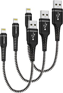 iPhone [dP[u 0.3M 3{Zbg Lightning P[u }[d iC҂ ACtH USBCgjO R[h Apple iPhone 11 Pro/XS/XR/X/8 Plus/7 Plus/6s Plus/6/5s